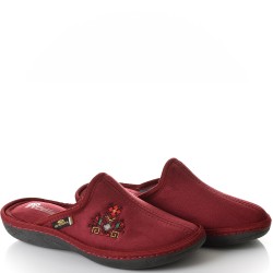 ДАМСКИ ПАНТОФИ НА АНАТОМИЧНО ХОДИЛО-153-БОРДО