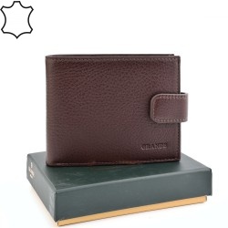 МЪЖКО ПОРТМОНЕ GRANDE ОТ ЕСТЕСТВЕНА КОЖА-1525-КАФЯВО