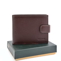 МЪЖКО ПОРТМОНЕ GRANDE ОТ ЕСТЕСТВЕНА КОЖА-1525-КАФЯВО