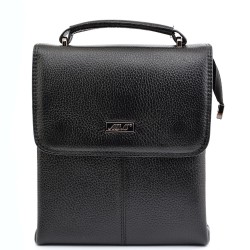 МЪЖКА ЧАНТА ОТ ЕСТЕСТВЕНА КОЖА-0029-ЧЕРНА