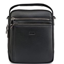 МЪЖКА ЧАНТА ОТ ЕСТЕСТВЕНА КОЖА-407-153-ЧЕРНА