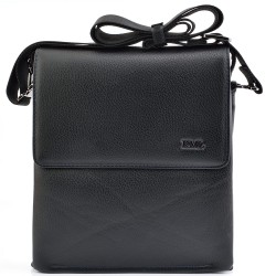 МЪЖКА ЧАНТА OT ЕСТЕСТВЕНА КОЖА-1636-3-ЧЕРНА