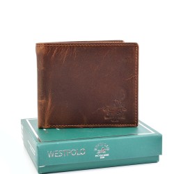 МЪЖКО ПОРТМОНЕ ОТ ЕСТЕСТВЕНА КОЖА-1435C-ТАБА