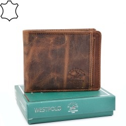 МЪЖКО ПОРТМОНЕ ОТ ЕСТЕСТВЕНА КОЖА-1619C-ТАБА