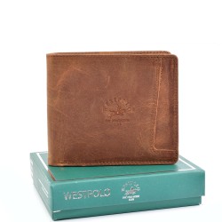 МЪЖКО ПОРТМОНЕ ОТ ЕСТЕСТВЕНА КОЖА-558C-ТАБА