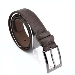 КОЛАН ОТ ЕСТЕСТВЕНА БИВОЛСКА КОЖА-7467-КАФЯВ