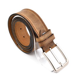 КОЛАН ОТ ЕСТЕСТВЕНА БИВОЛСКА КОЖА-7472-ТАБА