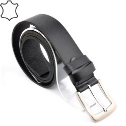 КОЛАН ОТ ЕСТЕСТВЕНА БИВОЛСКА КОЖА-7475-ЧЕРЕН