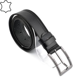 КОЛАН ОТ ЕСТЕСТВЕНА БИВОЛСКА КОЖА-7464-ЧЕРЕН