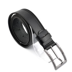 КОЛАН ОТ ЕСТЕСТВЕНА БИВОЛСКА КОЖА-7464-ЧЕРЕН