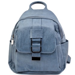 БЪЛГАРСКА ДАМСКА РАНИЦА-9085-СИНЯ