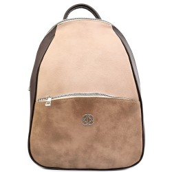 БЪЛГАРСКА ДАМСКА РАНИЦА-S1323-КАФЯВО/БЕЖОВО