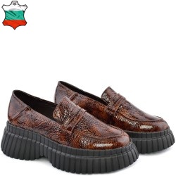 ДАМСКИ ОБУВКИ ОТ ЕФЕКТНА ЕСТЕСТВЕНА КОЖА-ASTRA-1522-КАФЯВИ