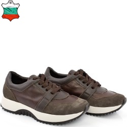 ДАМСКИ КЕЦОВЕ ОТ ЕСТЕСТВЕНА КОЖА-KAILY-1574-КАФЯВИ