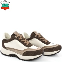 ДАМСКИ КЕЦОВЕ ОТ ЕСТЕСТВЕНА КОЖА-KAILY-8002-КАФЯВО/БЕЖОВИ