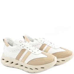 ДАМСКИ КЕЦОВЕ ОТ ЕСТЕСТВЕНА КОЖА-ALISA-06-БЕЖОВО-БЕЛИ