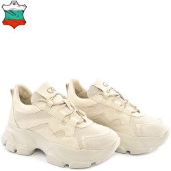 ДАМСКИ КЕЦОВЕ ОТ ЕСТЕСТВЕНА КОЖА-ALENA-10-БЕЖОВИ