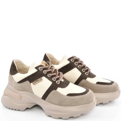 ДАМСКИ КЕЦОВЕ ОТ ЕСТЕСТВЕН ВЕЛУР-SONYA-5063-БЕЖОВО/КАФЯВО