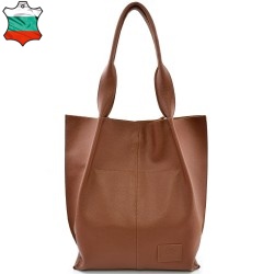 ДАМСКА ЧАНТА ОТ ЕСТЕСТВЕНА КОЖА-C1287-ТАБА